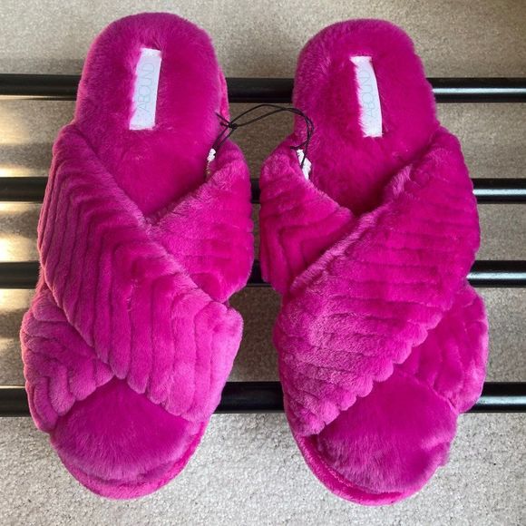 ABOUND Shoes - ABOUND Women Sasha Plush Slippers - NEW NWO B